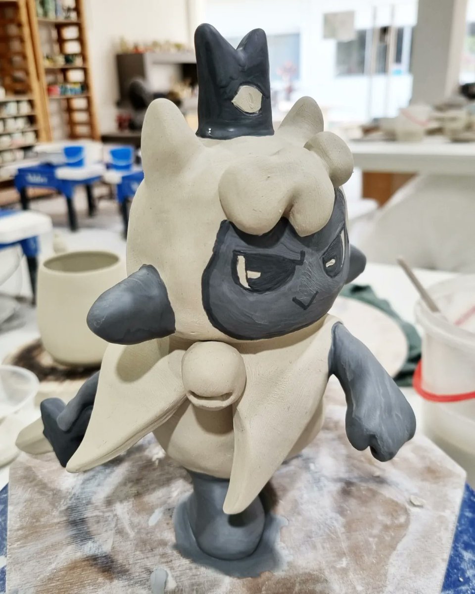 Ceramic lamb hehe 🐑👑 #cultofthelamb