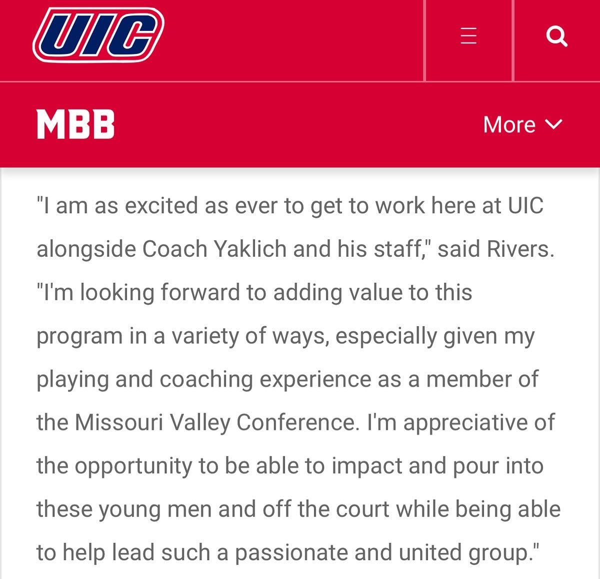 CoachCJRivers's tweet photo. Extremely Blessed and Thankful for This Opportunity! Chicago, LFG‼️ #FireUpFlames🔥 https://t.co/pVWxVaMLj0