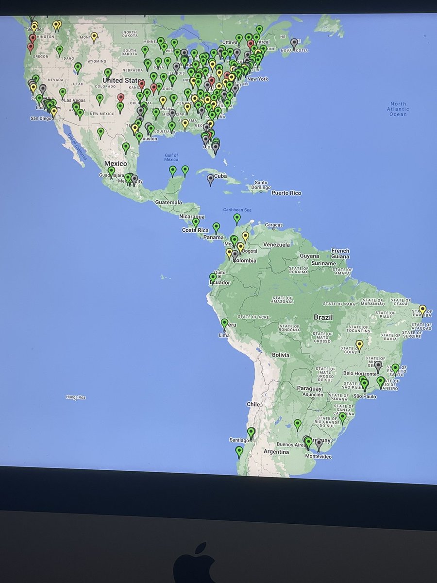 Montalvan214's tweet photo. #ECMO Availability Center Map. I learned it at today’s #CHESTconference in the #Superwarfarin case @IUIntMed @IUPCCM. Unfortunately,👀 the gap in Northern Central America (CA-4). 🇬🇹🇭🇳🇸🇻🇳🇮 https://t.co/KEA4BODcH0