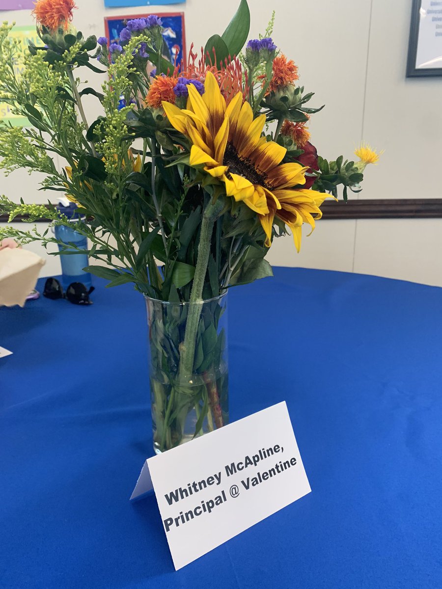 Still on cloud 9 that I have the honor to be the Principal at Valentine Elementary!!