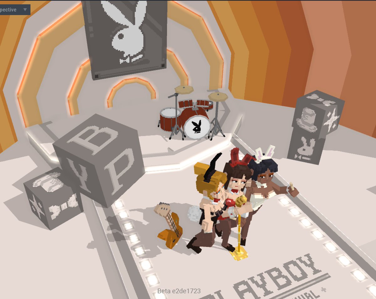 owacord's tweet photo. Playboy Jazz festa
Stage &amp; Bunnygirl Band

@VoxEdit

@TheSandboxGame

 #VoxEditWeekly 
@PlayboyNFTS
@borgetsebastien https://t.co/8RY9FMNIwm