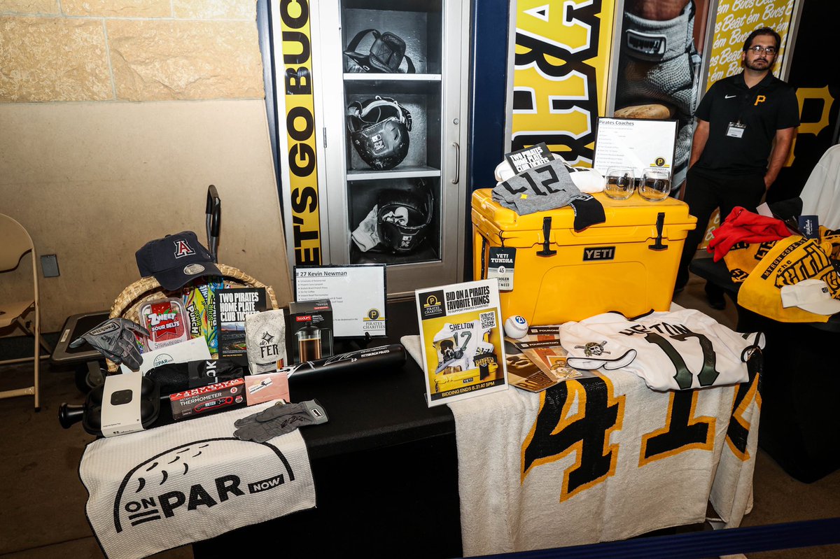 These are a few of their favorite things! 🎶

Bid now on our Pirates Favorite Things Baskets to support Pirates Charities: atmlb.com/3pv4Kjq