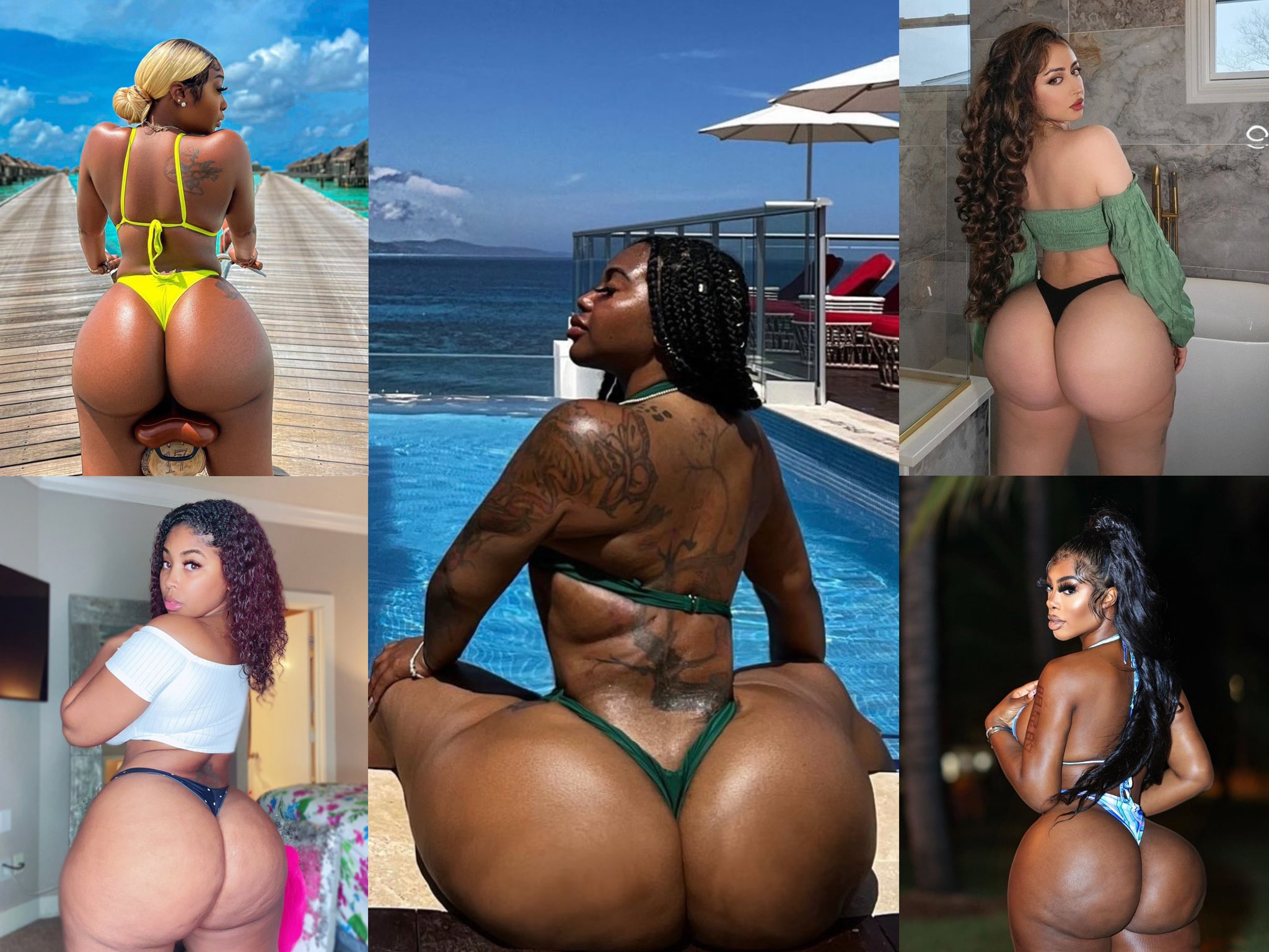 Kybanksxxx on X: eliteassestop5 “BBL Edition”. This is a collection of  the top 5 perfectly built baddies. These women arent shy about saying they  got work done and as you can see