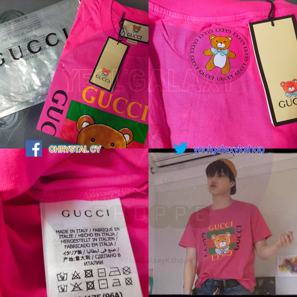 YeolGalaxyKshop's tweet photo. WTS.LFB.ONHAND. PH
KAI X GUCCI TSHIRT WITH FREE EXO TUMBLER( ACTUAL PHOTO POSTED)
📌2 SLOTS LEFT SMALL SIZE( CAN FIT MEDIUM TO LARGE)
📍799- PAYO
📍850- COD
TO ORDER COD HERES THE LINK 🔗👇👇
https://t.co/QPPqaJ5Afo
#KAIxGucci #KAIxGucciCollection https://t.co/AkdlT97Q4c