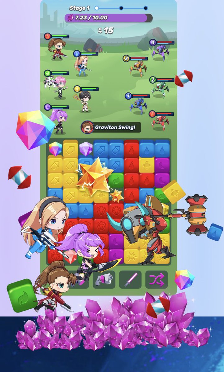 mamylpb's tweet photo. 🥳よろこびのWL  #giveaway  🎉

ちょっとした空き時間に遊んで稼ぐ
Genesis HERO #NFT 
WL×３名様にプレゼント💝

👉フォロー
 @Murasaki7JP    @mamylpb 
👉♥️＆RT
👉３人のお友達タグ
👉Discordへ参加
https://t.co/Z8QsqLMjhW

✅ 8/25  22:00 〆切

パズルゲームだけで終わらない
#Murasaki7 #P2E https://t.co/lMSjI06foi