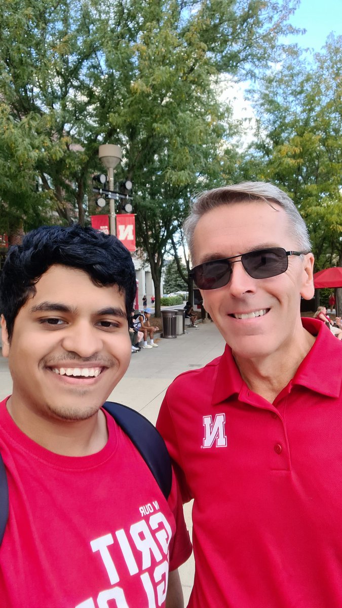 rashed_hasan00's tweet image. It was a great experience meeting The Chancellor of University of Nebraska Lincoln Dr. @RonnieDGreen in the welcoming ceremony of the class of 2026 #GoBigRed #Nebraska #unlcomputing #Huskers #UNL