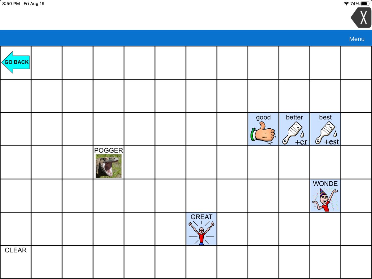 talkaactome's tweet photo. Long and productive first week back at school. Decided to use #AAC to express my feelings about students coming back next Thursday. Thanks to @attipscast for the idea! https://t.co/RclEZPA2O8