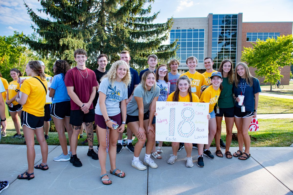 cedarville's tweet photo. The perfect end to a perfect day. π
Praise God for amazing weather, amazing students, and an amazing day! π
#GettingStartedatCU https://t.co/t8VL7g3cVl