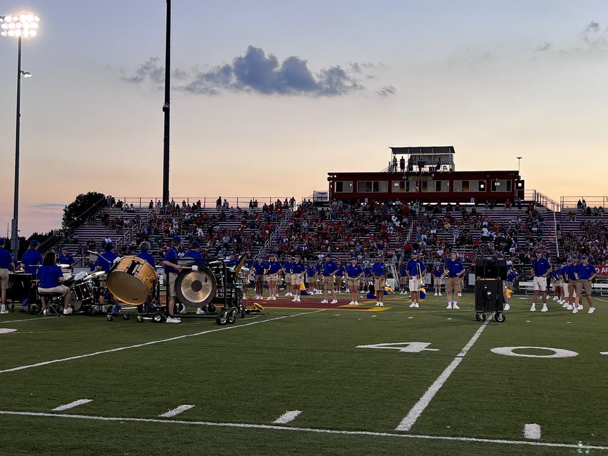 Great halftime performance by our marching Braves! @OlentangyHSBand #BeBRAVE