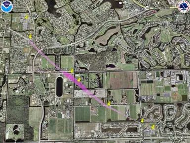 Tropical Storm Fay spawned an EF2 #tornado around 1:30 AM EDT in Wellington, FL on August 19, 2008. The most intense damage occurred at the Palm Beach Equine Clinic. A heavy trailer was tossed 40 yards. Read the full summary from @NWSMiami here: https://t.co/JBazj5eeaJ #flwx https://t.co/moB0MUaAUY