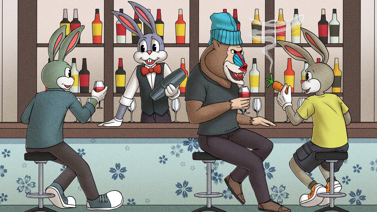 Retro Bunnies tweet media