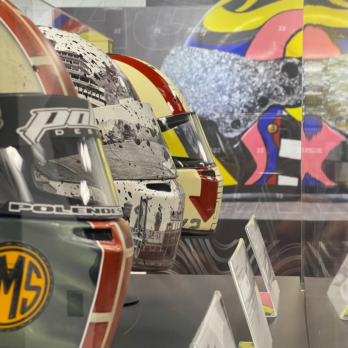 IMSMuseum's tweet photo. Complete the weekend with a trip to the famed IMS Museum!  See 30+ Indy 500 winning cars, and 3 temporary exhibits 🏁
- Sleek: The Art of the Helmet
- Roadsters 2 Records
- Traditions 
•
Open 9am-5pm ET https://t.co/fZTbOcbS9S
