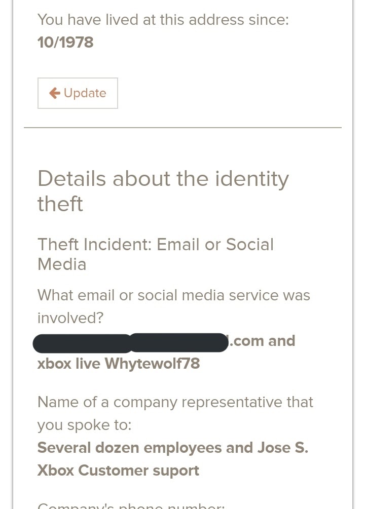 WhyteWolf's tweet photo. @XboxSupport Hey how come my account is still up on the network although it was lifetime banned when one of #XboxEnforcement stole my identity and tried to exploit me to pay them to unban it? I literally filed a identity theft report with the @FTC over it . It's been 6yrs give it https://t.co/bivfkze1Wd