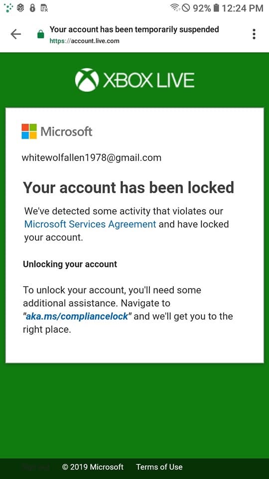 WhyteWolf's tweet photo. @XboxSupport Hey how come my account is still up on the network although it was lifetime banned when one of #XboxEnforcement stole my identity and tried to exploit me to pay them to unban it? I literally filed a identity theft report with the @FTC over it . It's been 6yrs give it https://t.co/bivfkze1Wd