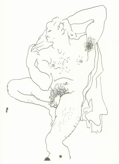 Dessin érotique #jeancocteau #cocteau wikiart.org/en/jean-coctea…