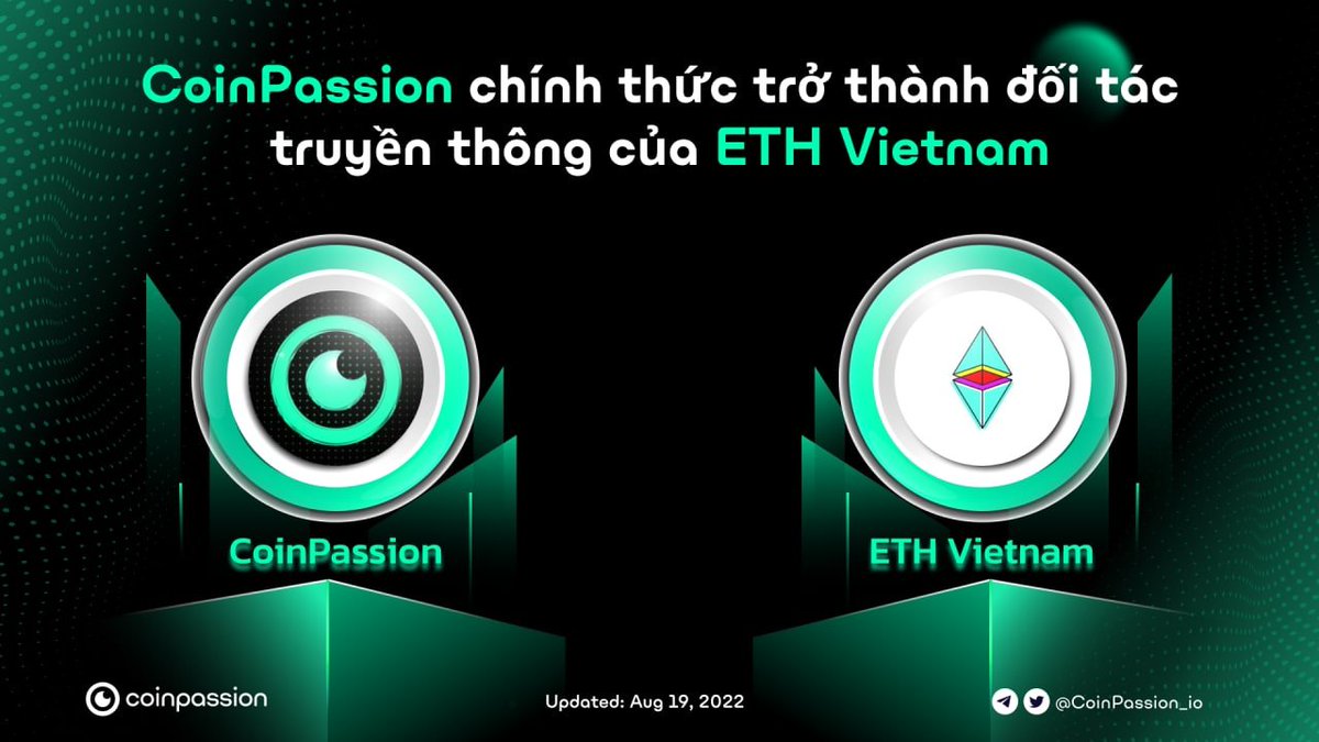 CoinPassion chính thức trở thành đối tác truyền thông của ETH Vietnam

Link: eth-vietnam.com