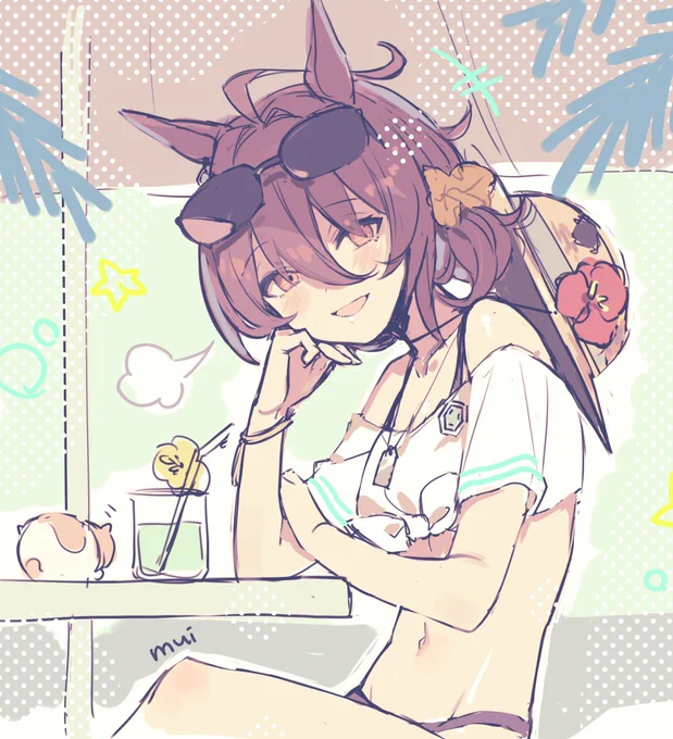 #夏休みはアグネスタキオンのイラストが増えるらしい素敵タグ発見 
