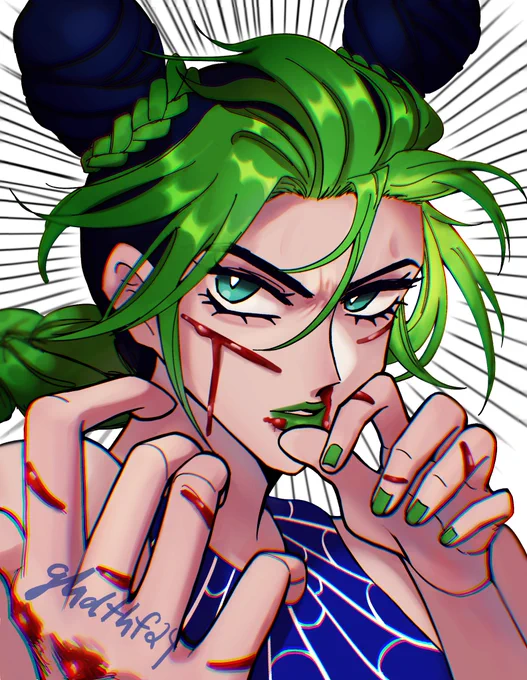 FIGHTING JOLYNE!!D-13 UNTIL #STONEOCEAN #JJBA 