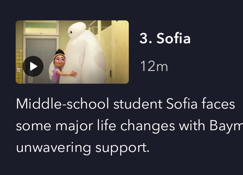 drschaffir's tweet photo. Thanks, #Disney, for making menstruation an acceptable topic of conversation for girls by making it the focus of this Baymax! episode. https://t.co/nvZxaeYbUU