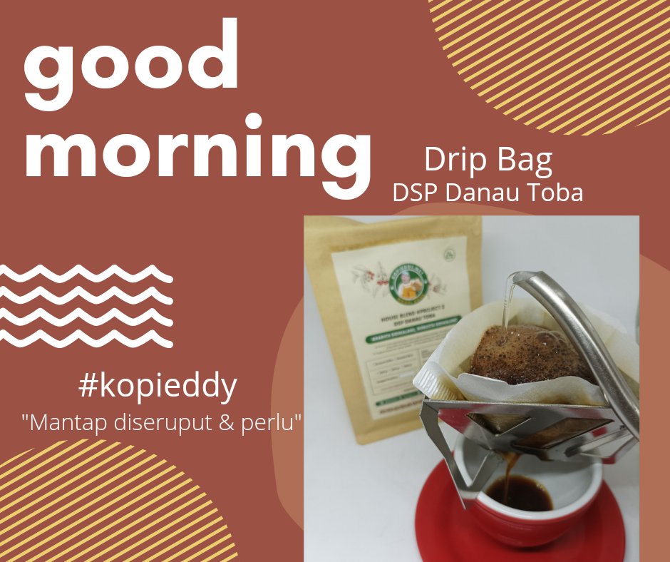 Semangat pagi lurr, #kopieddy #DSPDanauToba "Mantap diseruput &amp; perlu". Ayo icipi pre order guys.