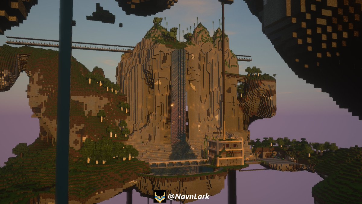 NavnLark's tweet photo. Heya, I'm Navn, I use any pronouns (but prefer ze/zir) &amp; I'm a nonbinary bi w/a love for building, streaming, using replay mod &amp; spending SO much time on SMPs, whoops. Including pics of some of my survival builds + my current creative mode draft for another build! #GayCraftSMP https://t.co/Fc7TKhibj1