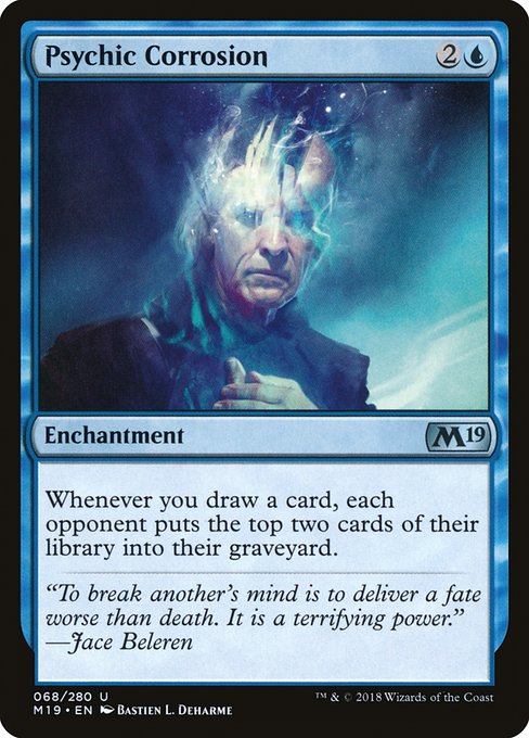 maigicartbot's tweet photo. Random card by #Scryfall is 'Psychic Corrosion', illustrated by Bastien L. Deharme. New art generated using #CraiyonAI.
#mtg #magicthegathering #mtgcommunity #magic #tcg #mtgart #mtgdaily #mtgcard #craiyon #aiart #aiartwork https://t.co/y1CuL8eggX