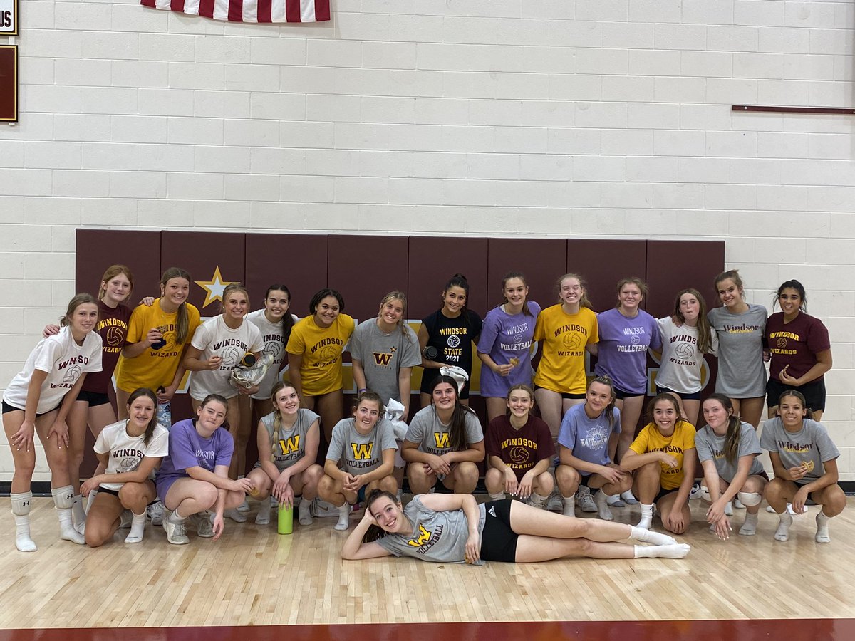 These young ladies continue to work hard! We officially open the season on Tuesday, September 23 vs the defending State Champs TV Eagles! C team 4:30, JV 5:30 and Varsity 6:30. Come out and support the🏐teams #windsorstrong #TEAMoverME <a href="/Wiz_rdAD/">Wizard Athletics</a> <a href="/wizardprincipal/">Wizard Central</a> <a href="/Weld4/">Weld RE-4 Schools</a>