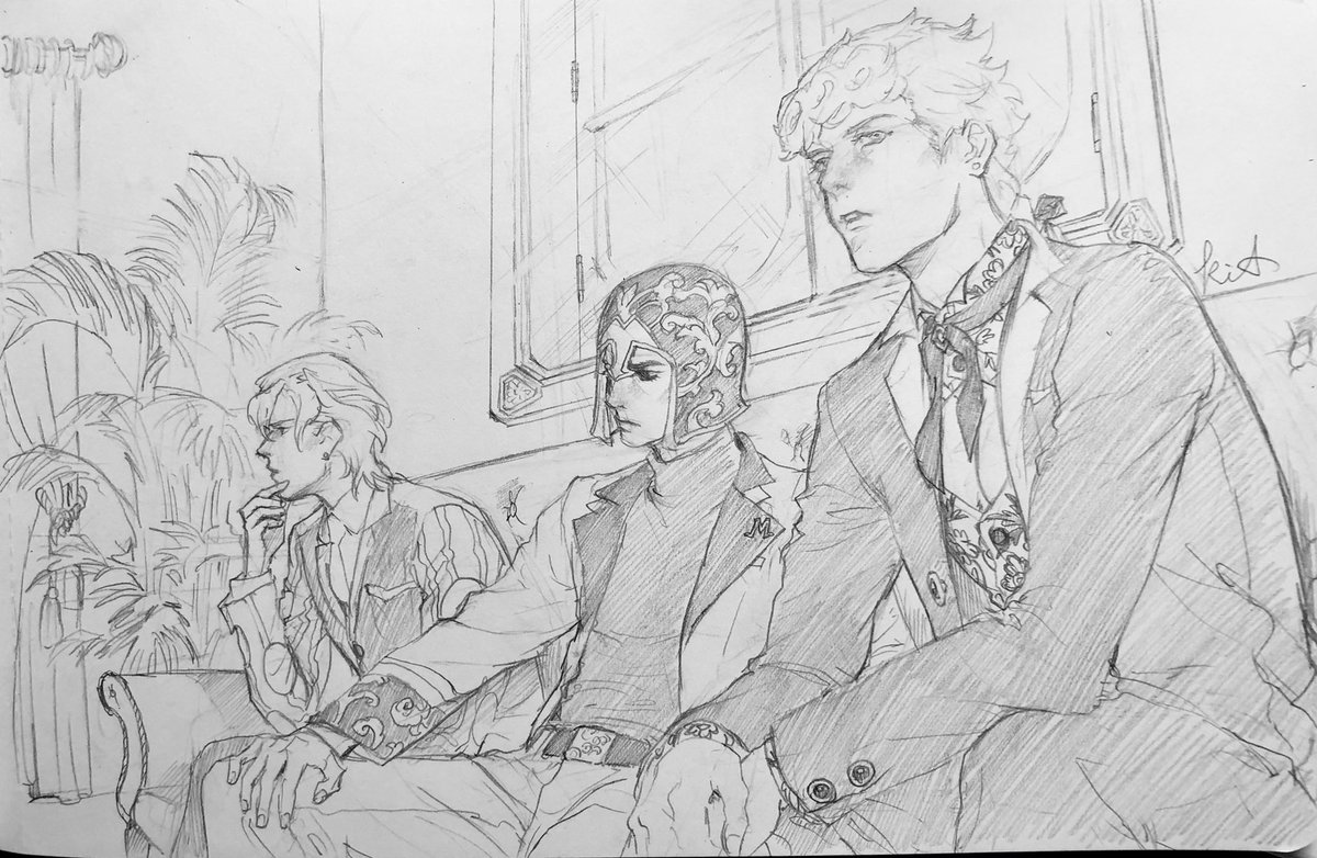 #jjba 
Just want to see them wearing some suits😳 