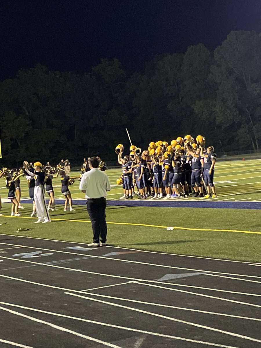 WickliffeHS's tweet photo. Our Wickliffe Blue Devils defeated Brookside 18-7 in game one of the season!! #godevils #wickpride https://t.co/MaXMFyekP1