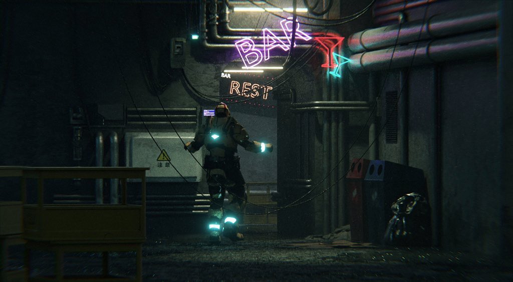 SDL1026's tweet photo. 【メンバー紹介②】
ビジュアルデザイン学部3回生　フジワラ
SD研では3Dの背景CGを担当しています。 https://t.co/AeCJ4vsbLz