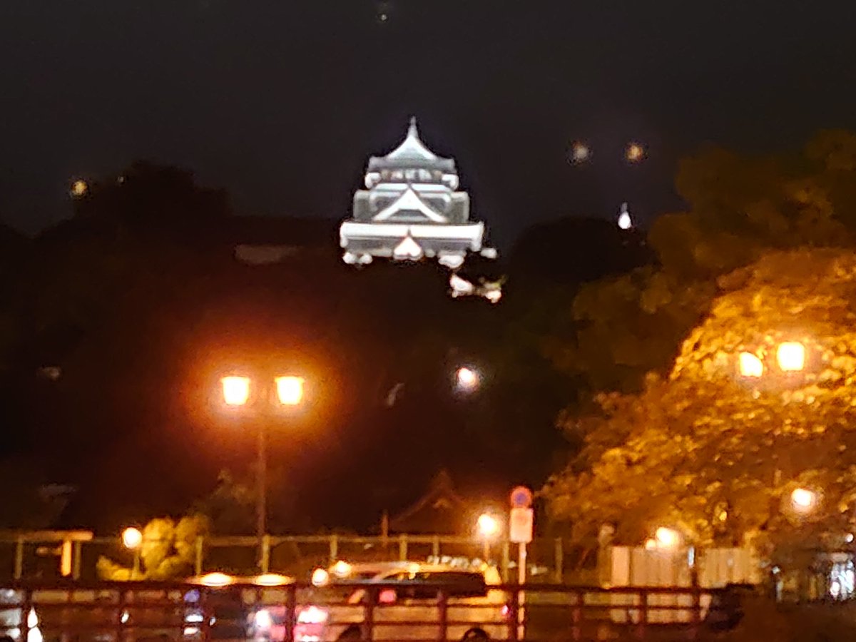 kiyo_GS's tweet photo. 夜の熊本城 https://t.co/h81QK6aJEX