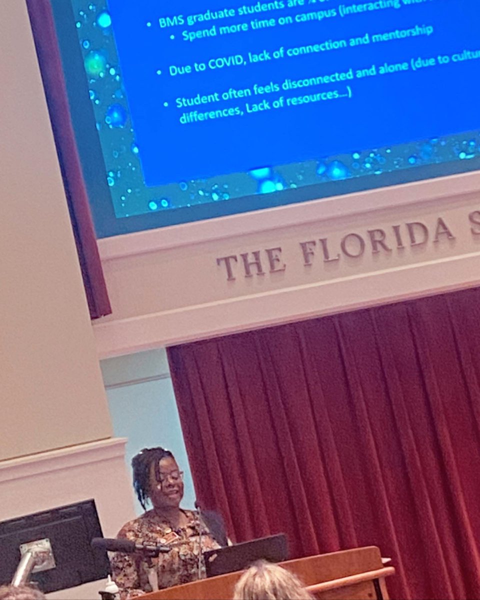NellaDelva's tweet photo. Today I presented a project that i’ve been working on for over a year at the BMS graduate student retreat: “Mentorship for success” 
This program will focus on BMS graduate student retention and success 
Mentoship is such an essential part of a graduate student training. https://t.co/SEk6bIQu2A