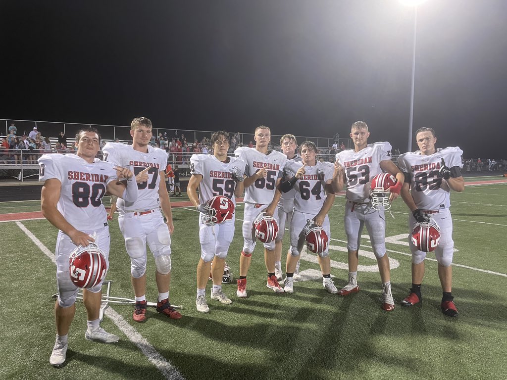 🏈 HS Football
Final
🐆 Licking Valley 28
🛡Sheridan 35

The Generals relied HEAVY on the run game in the 2nd half and came away with the DUB! The O-line paved the way for the big night! 

#SRScores <a href="/RMA_RedRageFB/">Sheridan Generals Football</a>