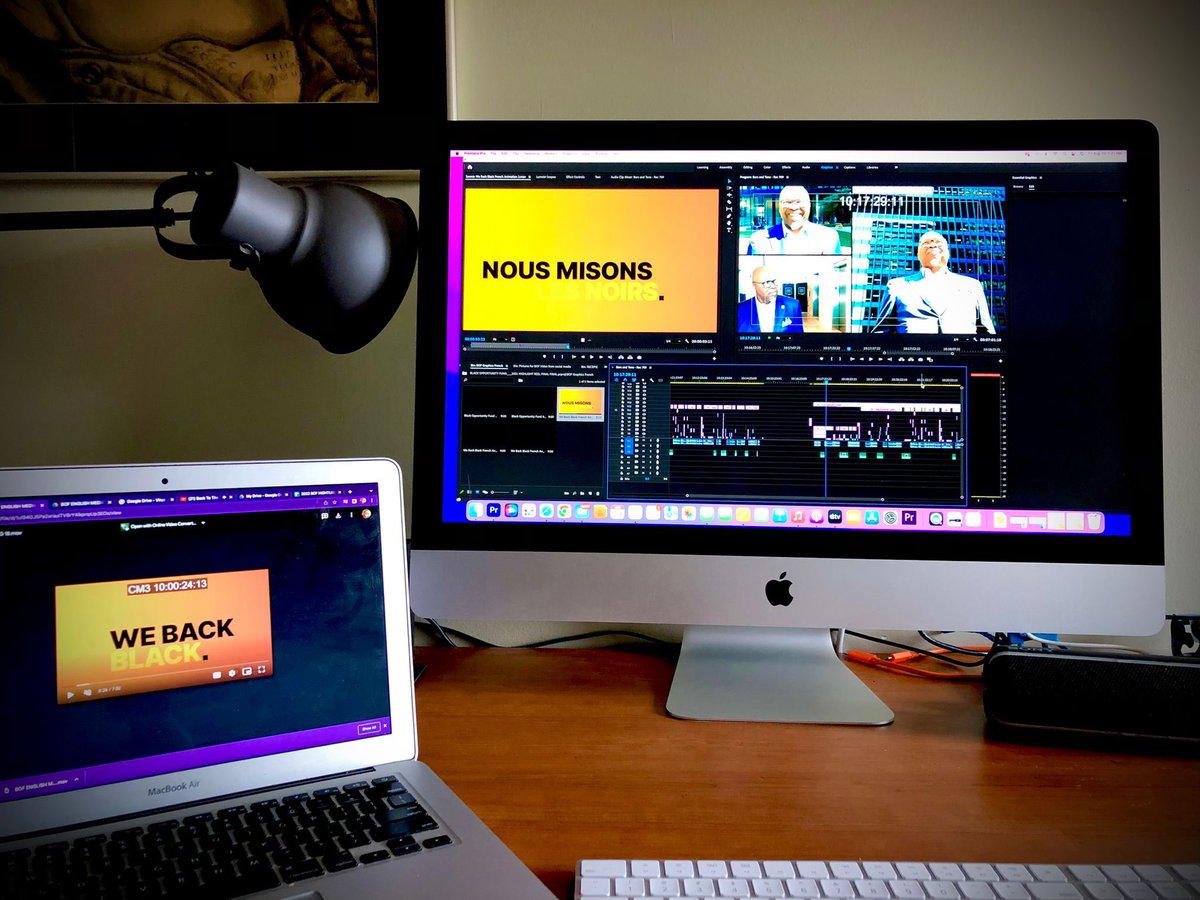 tbabbmedia's tweet photo. Editing away…..

Can’t wait to share the finished product with the client. 

Our team is always committed to providing excellence and bringing our clients vision to life. 

#editing #promotionalvideo #blackbusiness #blackowned #community #television #dogdoestricks #terencebabb https://t.co/cMdKMlalNZ