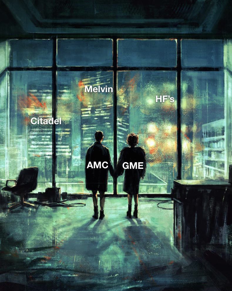 hftquant_'s tweet photo. We ride. 
$AMC $GME 🩸 https://t.co/YnfeyEYS9j