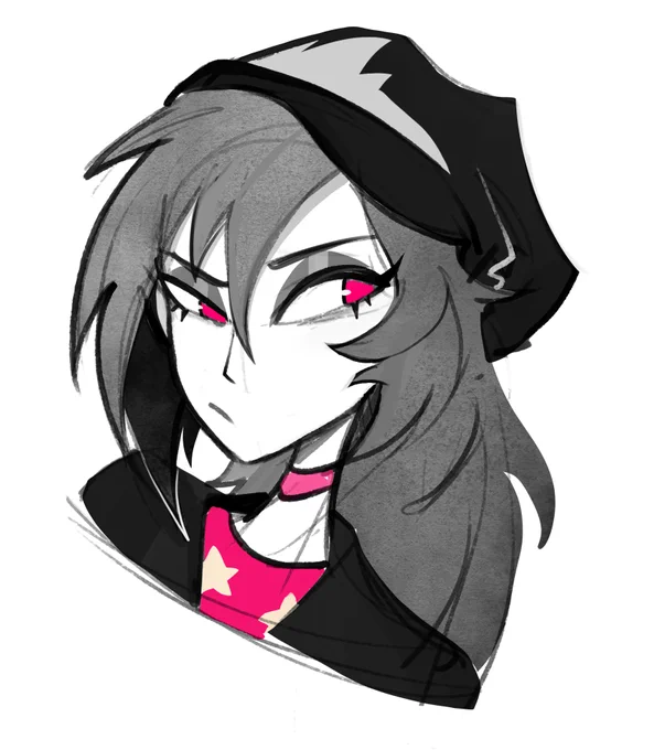 Warm up sketch of hooman Octavia! we must protect Stolas' little one <3 #HelluvaBossOctavia #HelluvaBoss 