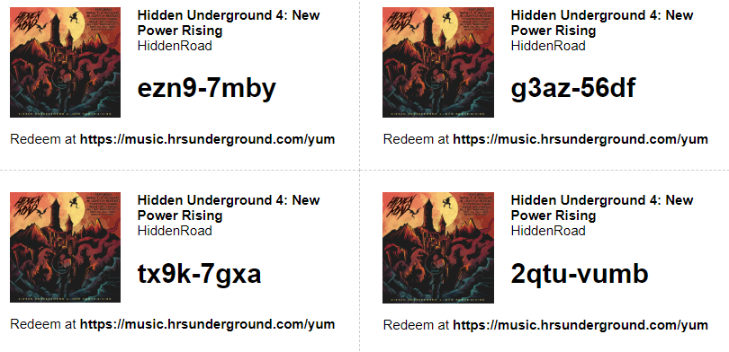 HRSUnderground's tweet photo. #freedlcodes #freecodes #freedl #bandcampcodes #freebandcampdl #freehiphop https://t.co/xIHdTcBXPp