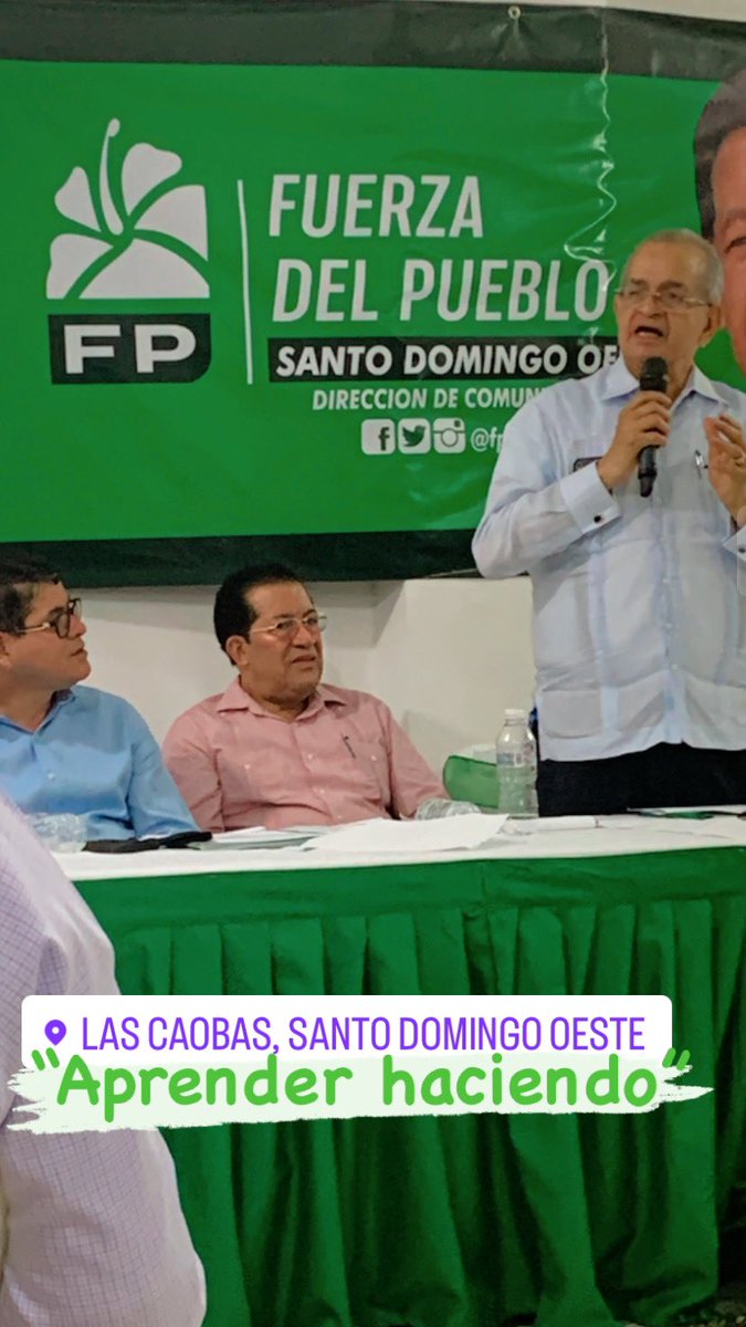 #TallerAprenderHaciendo #LeonelEnHatoMayor
#FuerzaDelPueblo <a href="/LeonelFernandez/">Leonel Fernández</a> <a href="/franklinalm/">Franklin Almeyda</a> <a href="/FPcomunica/">@Fuerza del Pueblo (FP)</a>