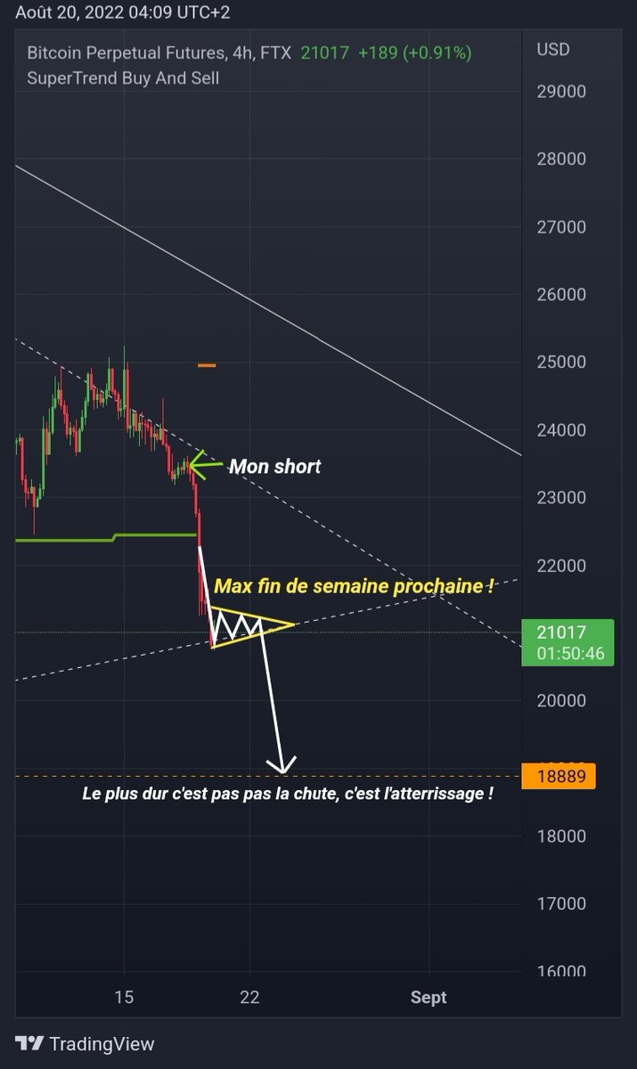 CryptoTec31's tweet image. #BTC Arrêt sur la Trendline de notre range haussier !

- Pas d'ouverture de positions sur ce niveaux, ce serait trop risqué. Confirmation obligatoire. 

- Si nous stagnons, ma super AT provisoire vous attend !