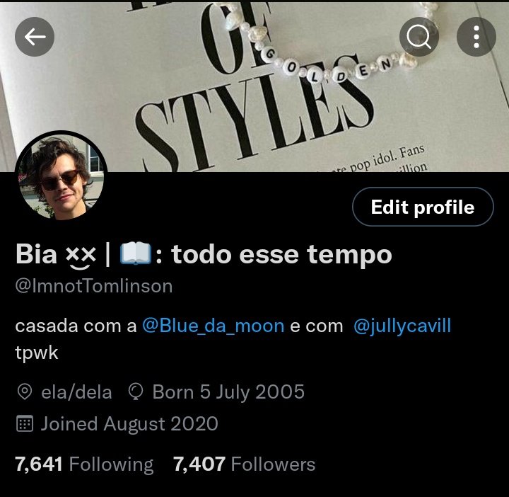 ImnotTomlinson's tweet photo. é isso fml, depois de três séculos troquei a lenda, NÃO ESQUEÇAM DE MIM PLS🫶🏼🫶🏼
(((dêem rt pra chegar em mais moots https://t.co/4lprd5OCt0