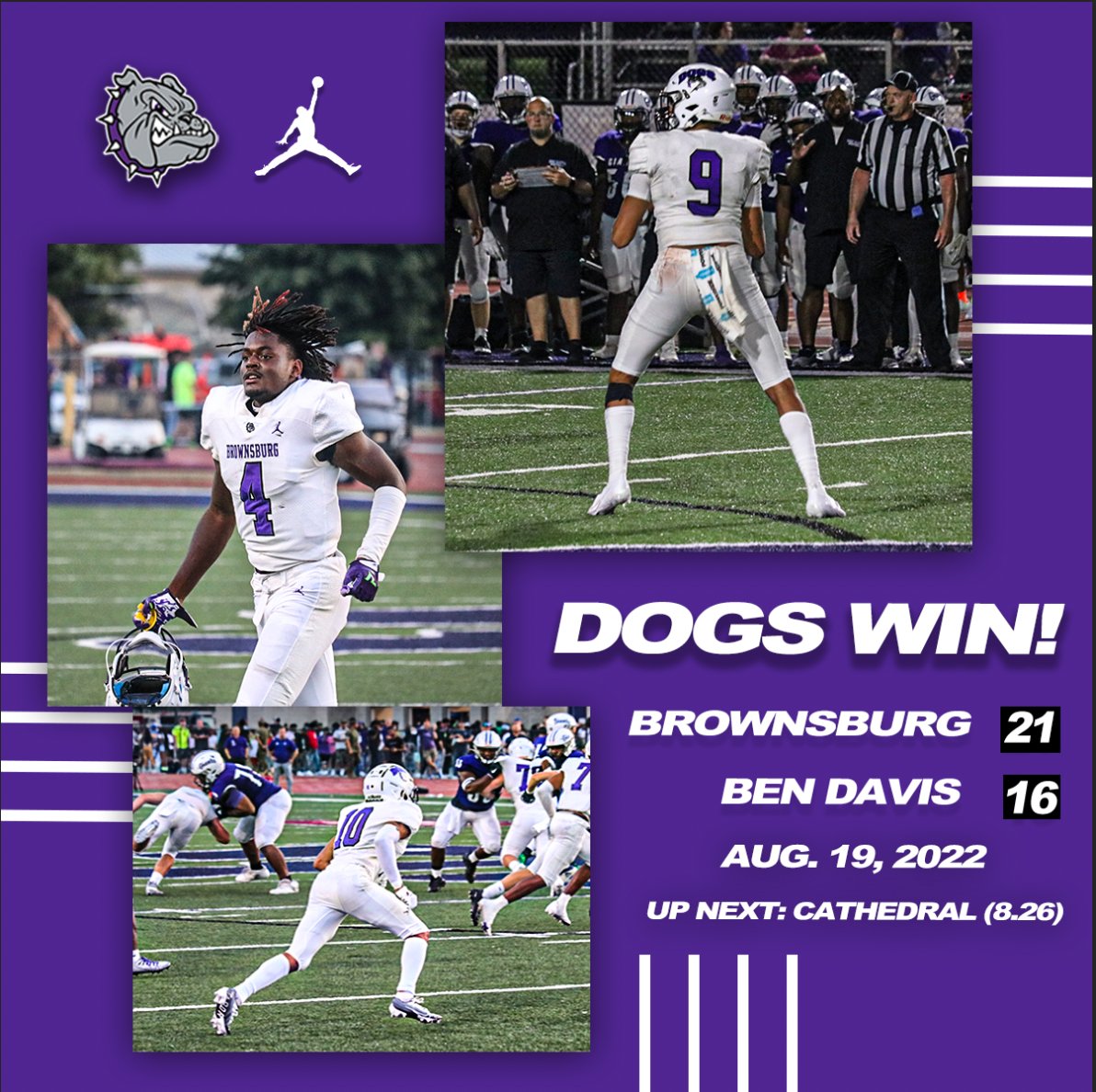 bhsdogs's tweet photo. First Bulldog W of the Season 🔥

#BulldogTough https://t.co/Nz2xAjXDbh