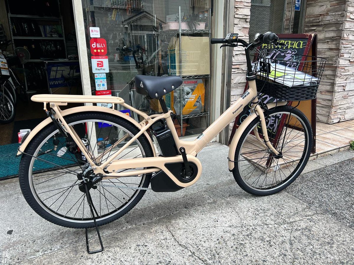 CP_TJline's tweet photo. #トレンドカラー の #マットベージュ #オシャレ電動自転車 #panasonic #timoa #入荷 です!
#カルパワードライブユニット で #パワフル な #電動自転車 です!
#サイクルパートナー東武練馬店
#サイクルパートナーはアフターサービス充実で安心長持ち
#パナソニック #ティモa https://t.co/Cdkscu3RW8