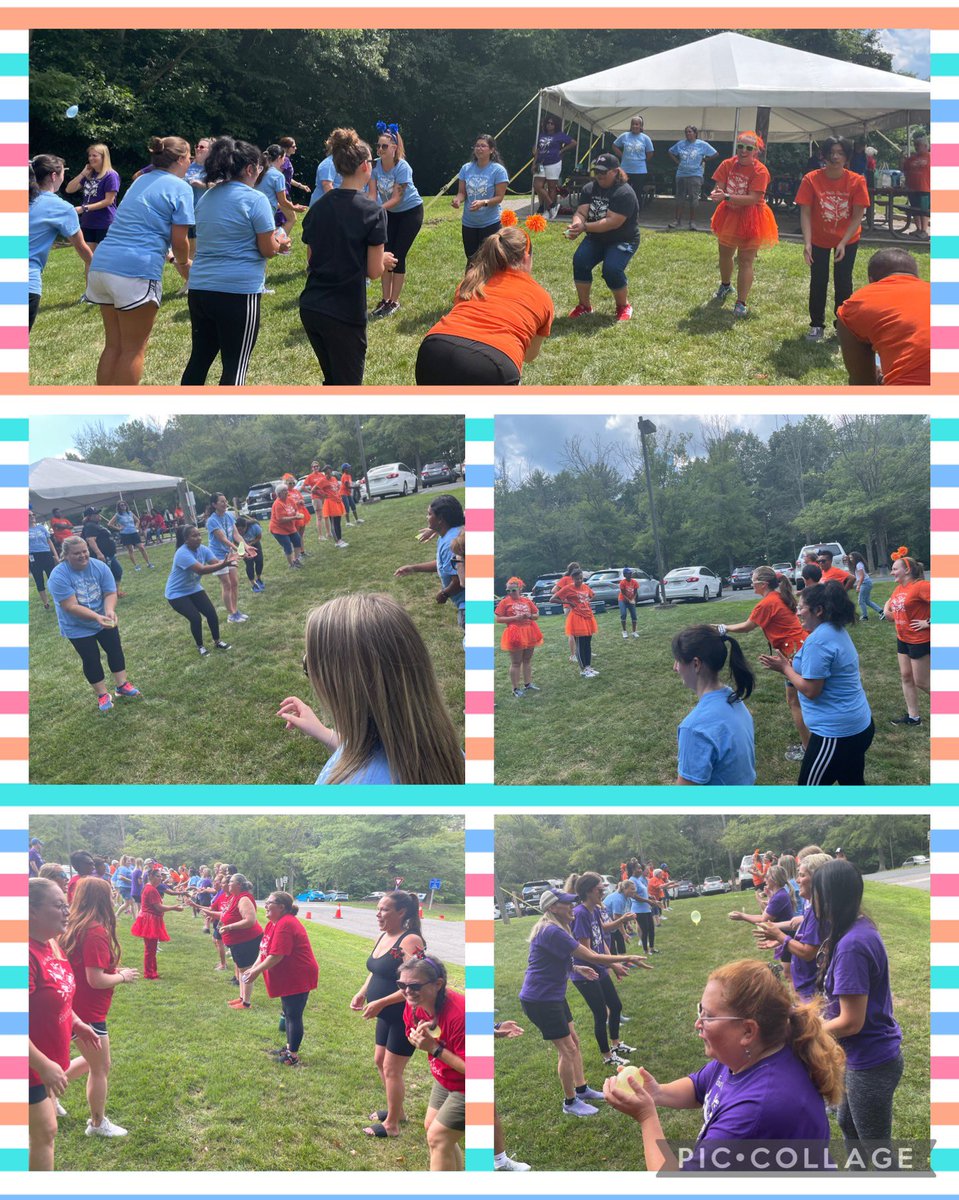 RockledgePWCS's tweet photo. Our teacher work week concluded at Lake Ridge Marina for lunch and a staff Nest relay! #4nests1family #WeAreRockledge @nikkikahara @MrsEverettRKES @KimWerle https://t.co/GThfJiWv7T