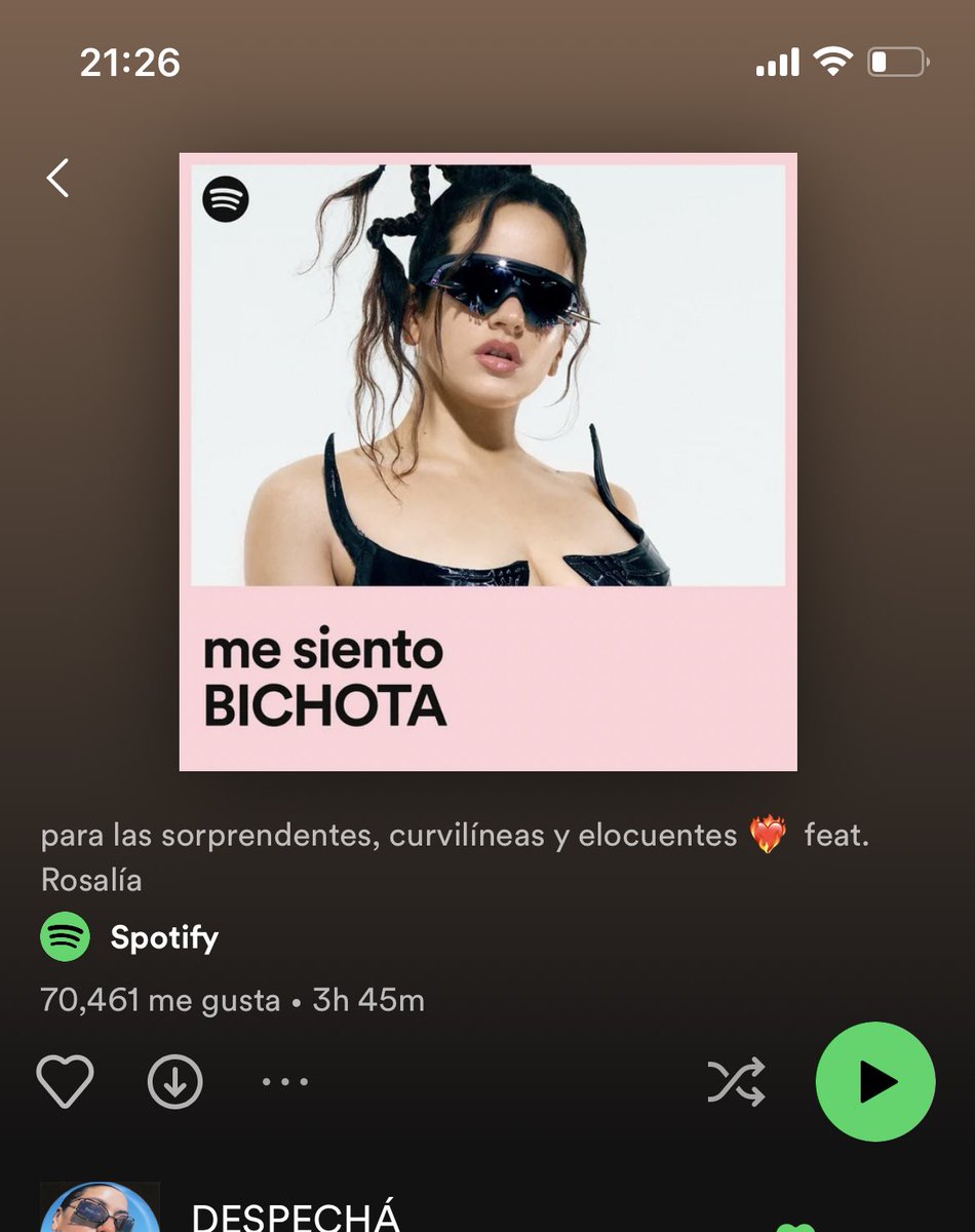 KattiaLs's tweet photo. No sé como llegué a esta playlist pero aqui ando 🫥🫰🏼 https://t.co/MAe6zm4VNC