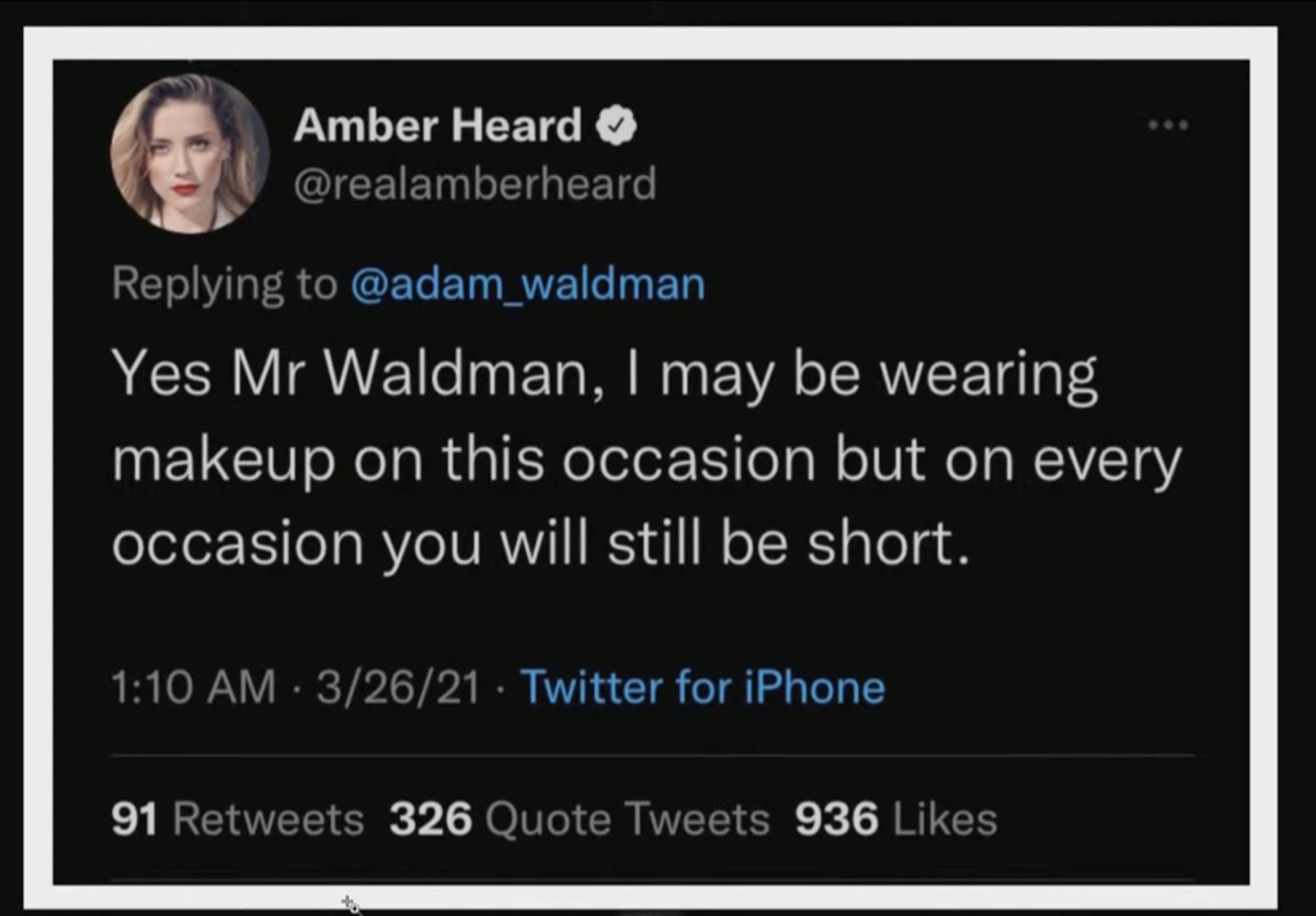 ThatUmbrellaGuy on Twitter "Remember when Amber Heard tried talking