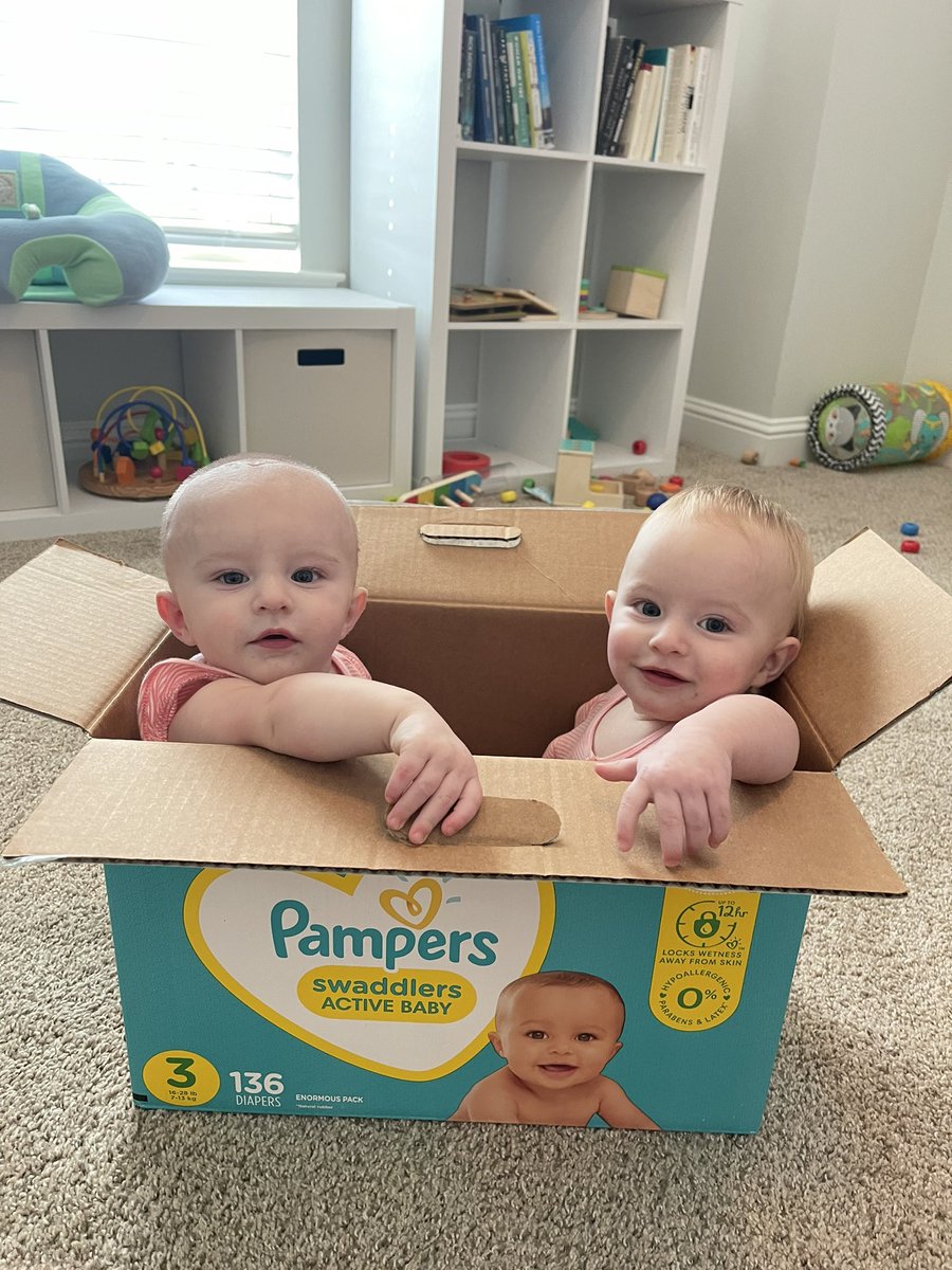 Michael_Gaydos's tweet photo. We had the best surprise at the bottom of our @Pampers box! #twindad https://t.co/cKPGXGvmFO