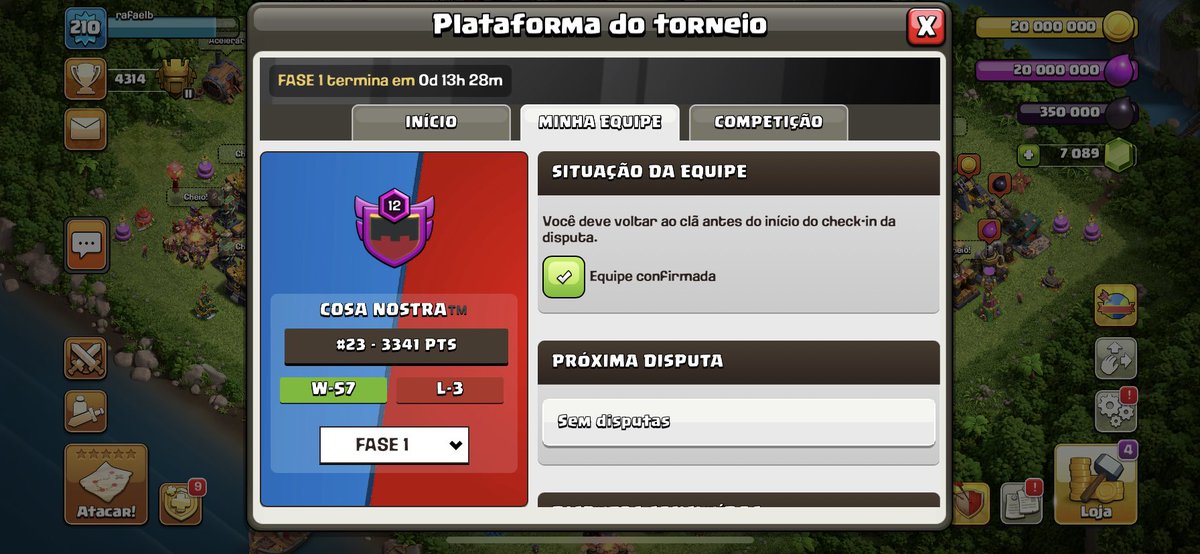 Rafael Brito (@rafaelbf_00) on Twitter photo Dps de mt cansaço pra conseguir jogar 60 guerras com a diferença de horário de cada jogador, foi assim que finalizamos a primeira etapa do qualifier <a href="/CoCEsports/">Clash of Clans Esports</a>
Gg turma <a href="/oGCzera/">GCzera</a> <a href="/WILLIAN_coc/">WILLIAN</a> <a href="/cobawsky_ems/">Edmilson(cobawsky_ems)</a> <a href="/TIRIRIKA_10/">TIRIRIKA</a> <a href="/CosaNostra_CoC/">Cosa Nostra™️</a> <a href="/CN_Billy_/">CN™️ l Billy</a> <a href="/CN_JUNINHO_COC/">Juninho</a> 🔥 Dps de mt cansaço pra conseguir jogar 60 guerras com a diferença de horário de cada jogador, foi assim que finalizamos a primeira etapa do qualifier <a href="/CoCEsports/">Clash of Clans Esports</a>
Gg turma <a href="/oGCzera/">GCzera</a> <a href="/WILLIAN_coc/">WILLIAN</a> <a href="/cobawsky_ems/">Edmilson(cobawsky_ems)</a> <a href="/TIRIRIKA_10/">TIRIRIKA</a> <a href="/CosaNostra_CoC/">Cosa Nostra™️</a> <a href="/CN_Billy_/">CN™️ l Billy</a> <a href="/CN_JUNINHO_COC/">Juninho</a> 🔥