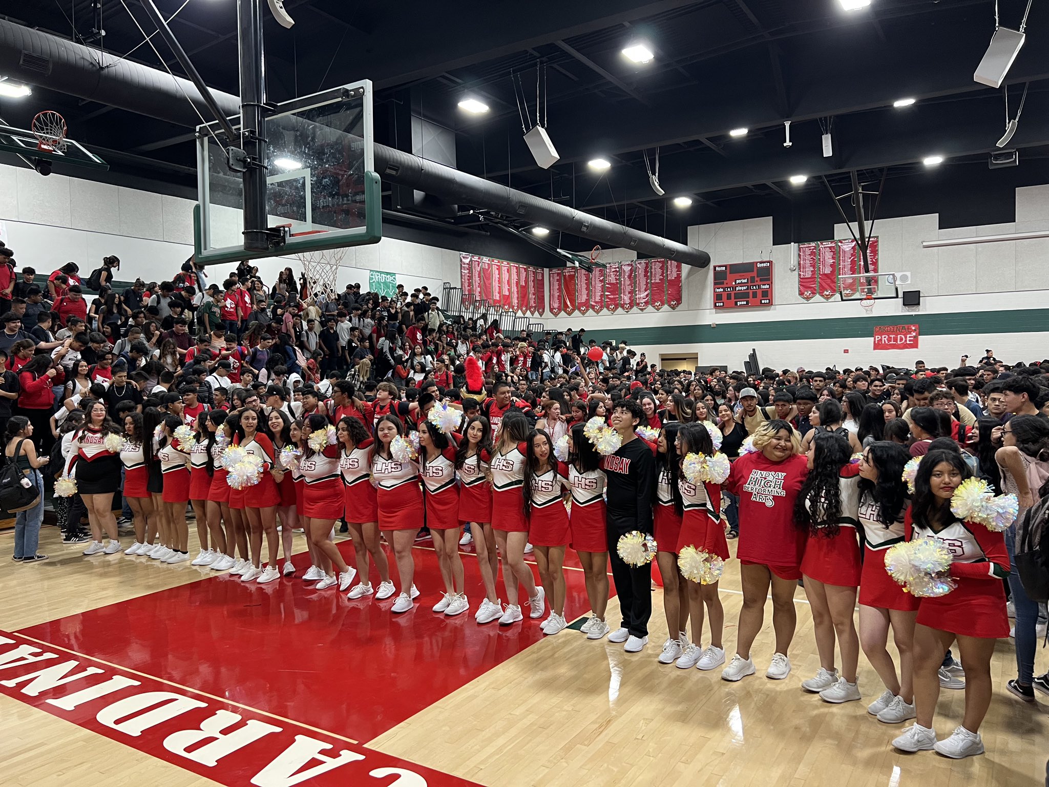 Lindsay High School on Twitter "Some shots from the Rally today. Go