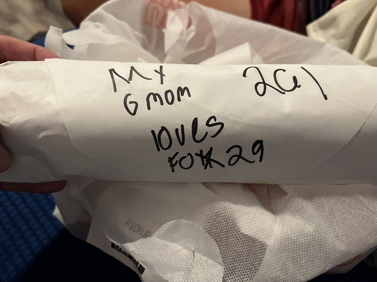 Late night message when picking up my cheese steak from <a href="/steakemup/">steakemup</a> 🏆