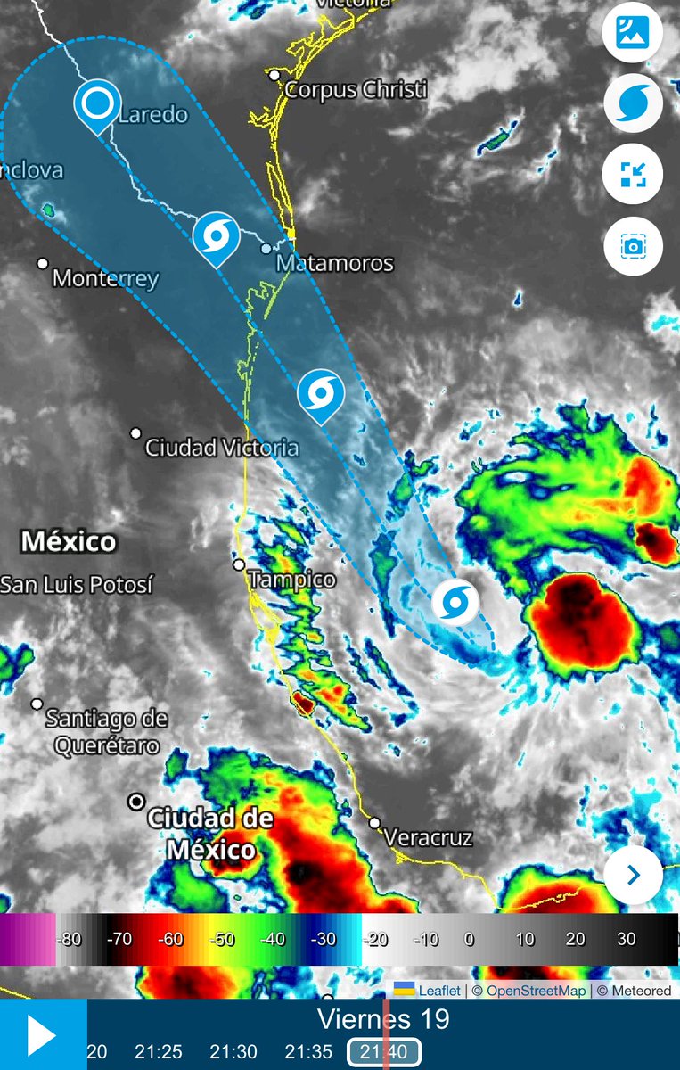 🔴🌀ACTUALIZACIÓN: Potencial de Ciclón Tropical Cuatro continúa moviéndose al noroeste con viento sostenido de 55 km/h.

⚠️Sigue siendo probable que el sistema ingrese al norte de Tamaulipas y Nuevo León entre la tarde de sábado a mañana de domingo.

PENDIENTES✅